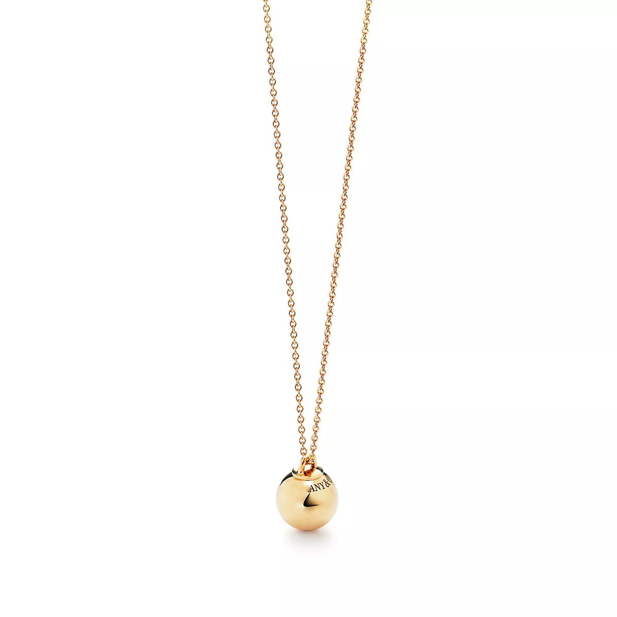 [⭐Veyra Jewels]BALL PENDANT 12.75MM NECKLACE