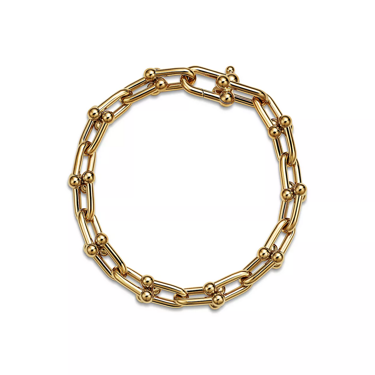 [⭐Veyra Jewels]HARDWEAR MEDIUM LINK 20 MOTIF GOLD BRACELET
