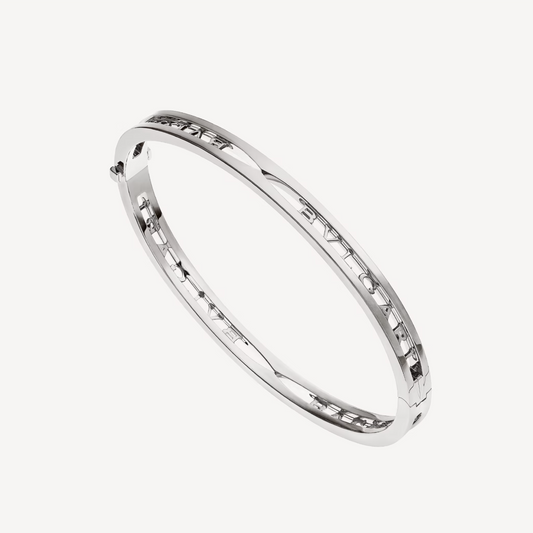 [⭐Veyra]ZERO 1 SPIRAL LOGO SILVER BRACELET