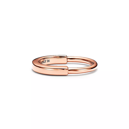 [⭐Veyra Jewels]LOCK RING PINK GOLD