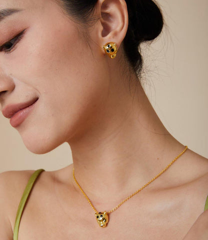 [⭐Veyra]CHRRTAH-PRINT STUD EARRINGS, THREE COLORS