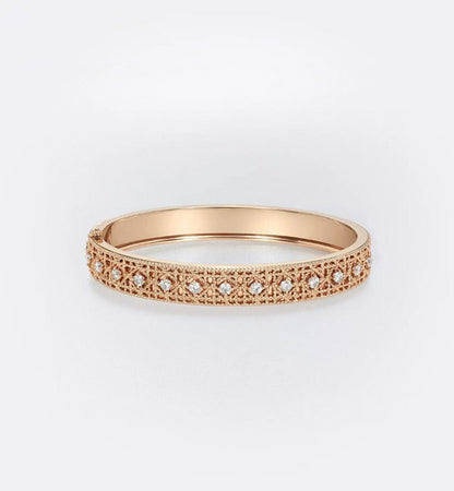 [⭐Veyra]2026 WOVEN-PATTERN BRACELET SET WITH FULL DIAMOND INLAY THREE-COLORS