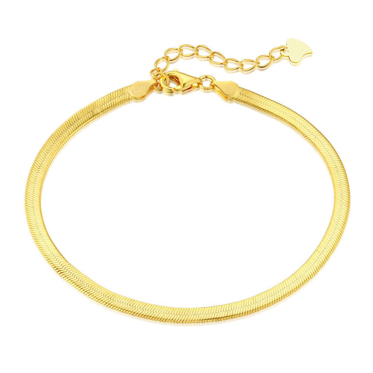 [⭐Lucky Jewelry]Flat Snake Bone Chain Blade Necklace