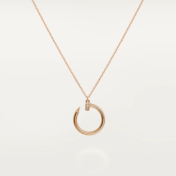 [⭐Veyra]JUSTE NECKLACE PINK GOLD