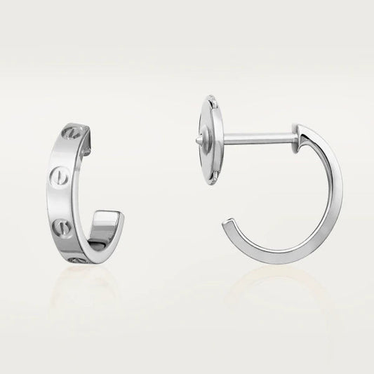 [⭐Veyra]LOVE EARRINGS 2.65MM SILVER