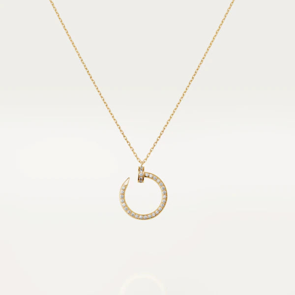 [⭐Veyra]JUSTE NECKLACE GOLD DIAMONDS