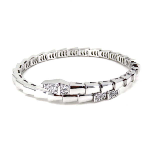 [⭐Veyra]SERPENTI BRACELET DIAMONDS SILVER