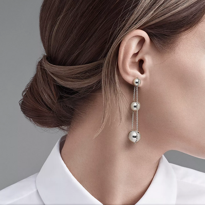 [⭐Veyra Jewels]TRIPLE DROP SILVER EARRINGS