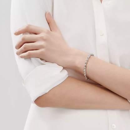 [⭐Veyra Jewels]HARDWEAR SMALL LINK 26 MOTIF SILVER BRACELET