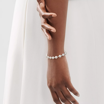[⭐Veyra Jewels]PEARL 7-8MM SILVER BRACELET