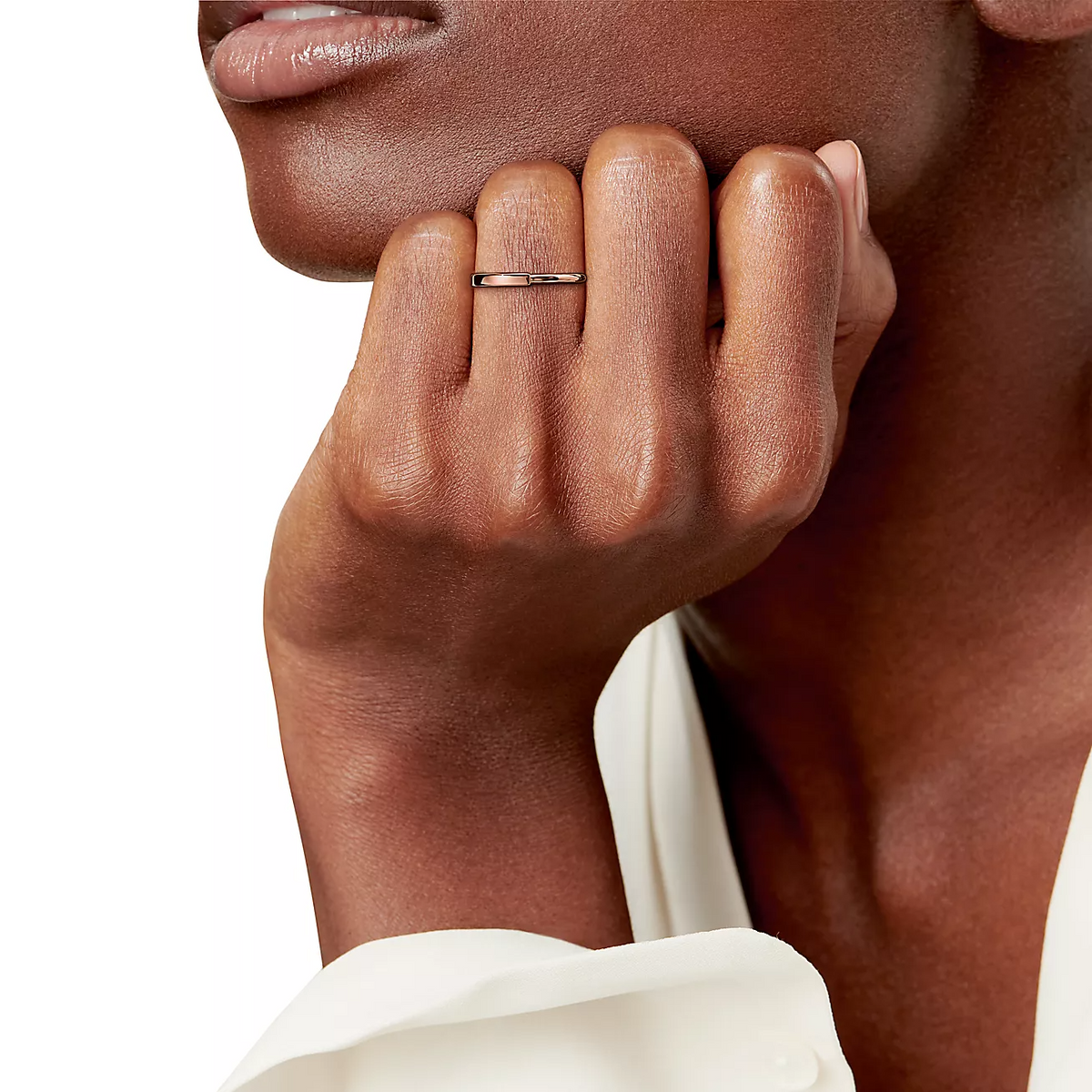 [⭐Veyra Jewels]LOCK RING PINK GOLD
