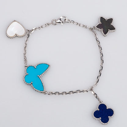 [⭐Veyra]Veyra SPRING SILVER BRACELET 4 MOTIF