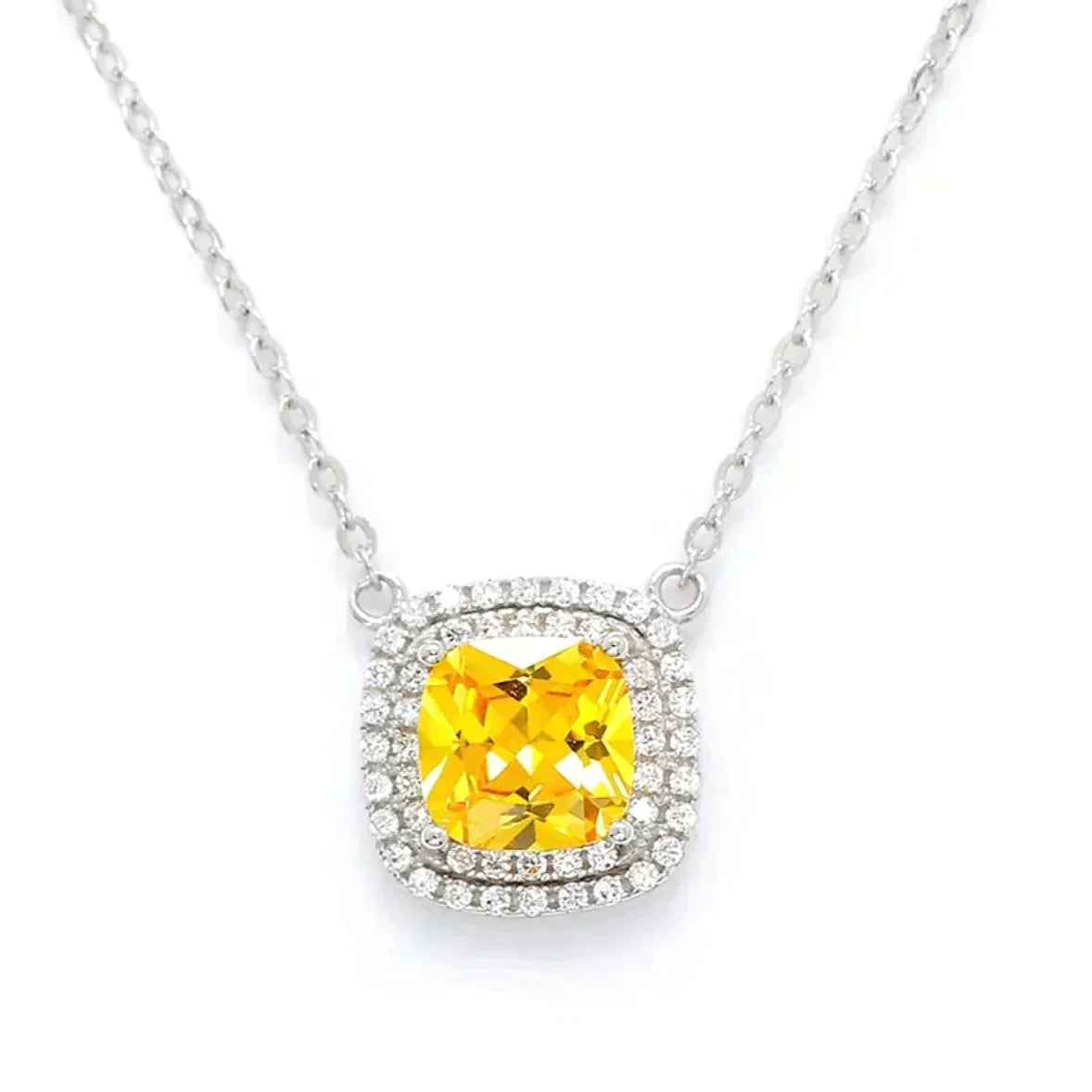 [⭐Veyra Jewels]⭐VeyraLERS CITRINE GEMSTONE PENDANT NECKLACE STERLING SILVER