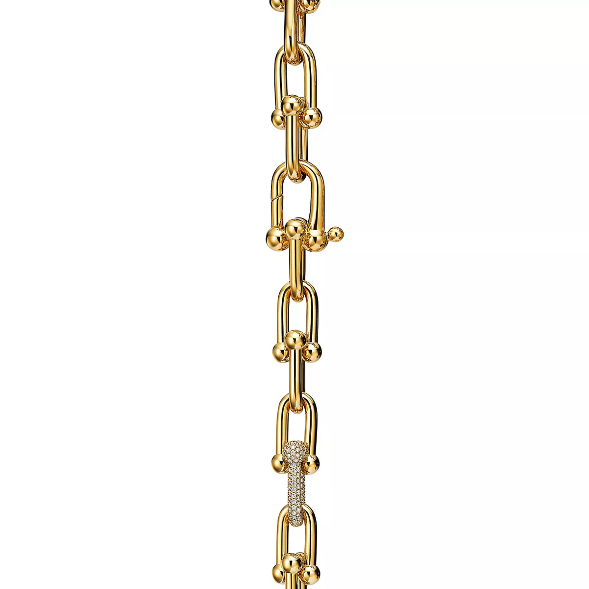 [⭐Veyra Jewels]HARDWEAR LARGE LINK GOLD DIAMOND BRACELET