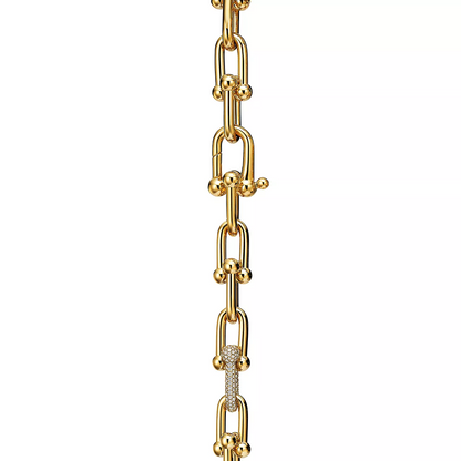 [⭐Veyra Jewels]HARDWEAR LARGE LINK GOLD DIAMOND BRACELET