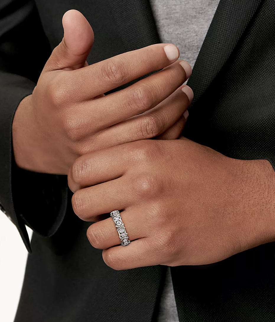 [⭐Veyra Jewels]SIXTEEN STONE SILVER RING