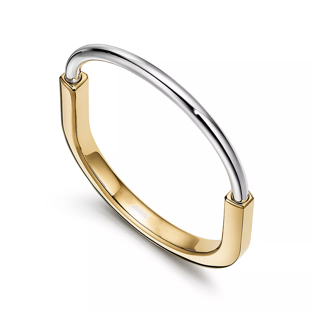 [⭐Veyra Jewels]LOCK BRACELET YELLOW AND WHITE GOLD