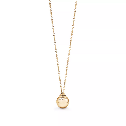 [⭐Veyra Jewels]BALL PENDANT 12.75MM NECKLACE
