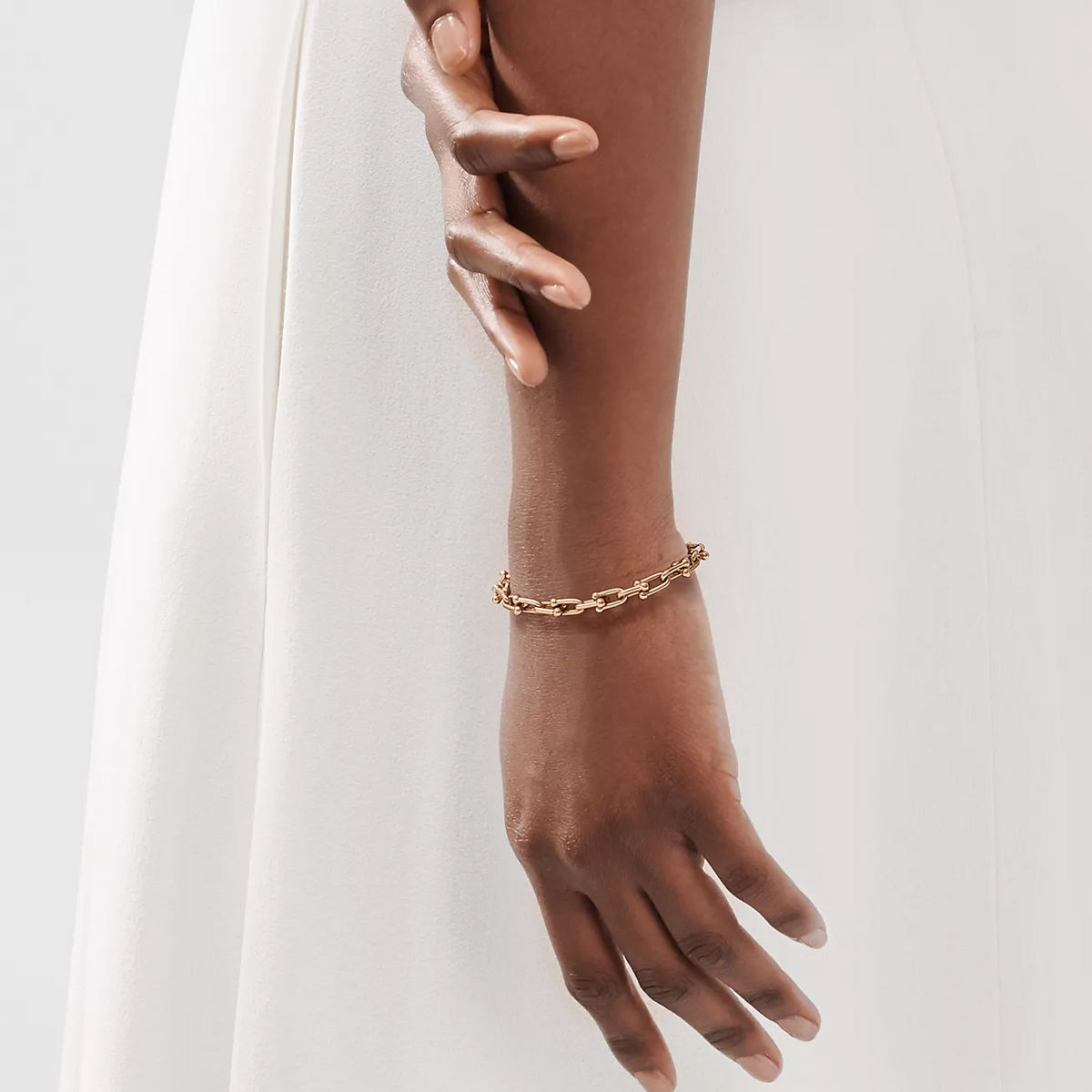 [⭐Veyra Jewels]HARDWEAR SMALL LINK 26 MOTIF PINK GOLD BRACELET