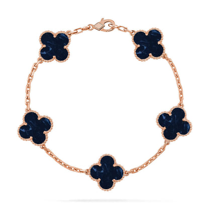 [⭐Veyra]CLOVER 5 MOTIF PIETERSITE BRACELET COLLECTION