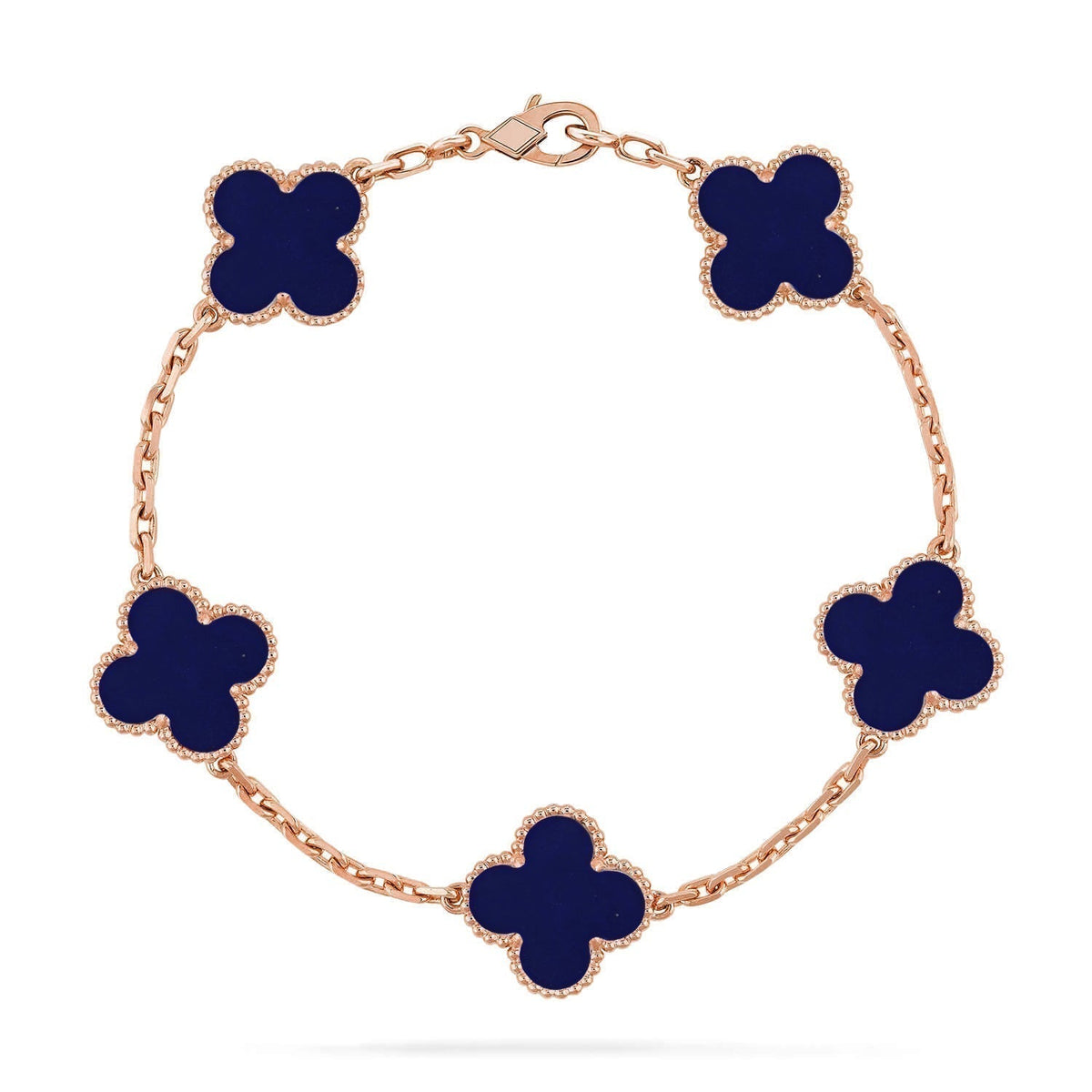 [⭐Veyra]CLOVER 5 MOTIF LAPIS LAZULI BRACELET COLLECTION