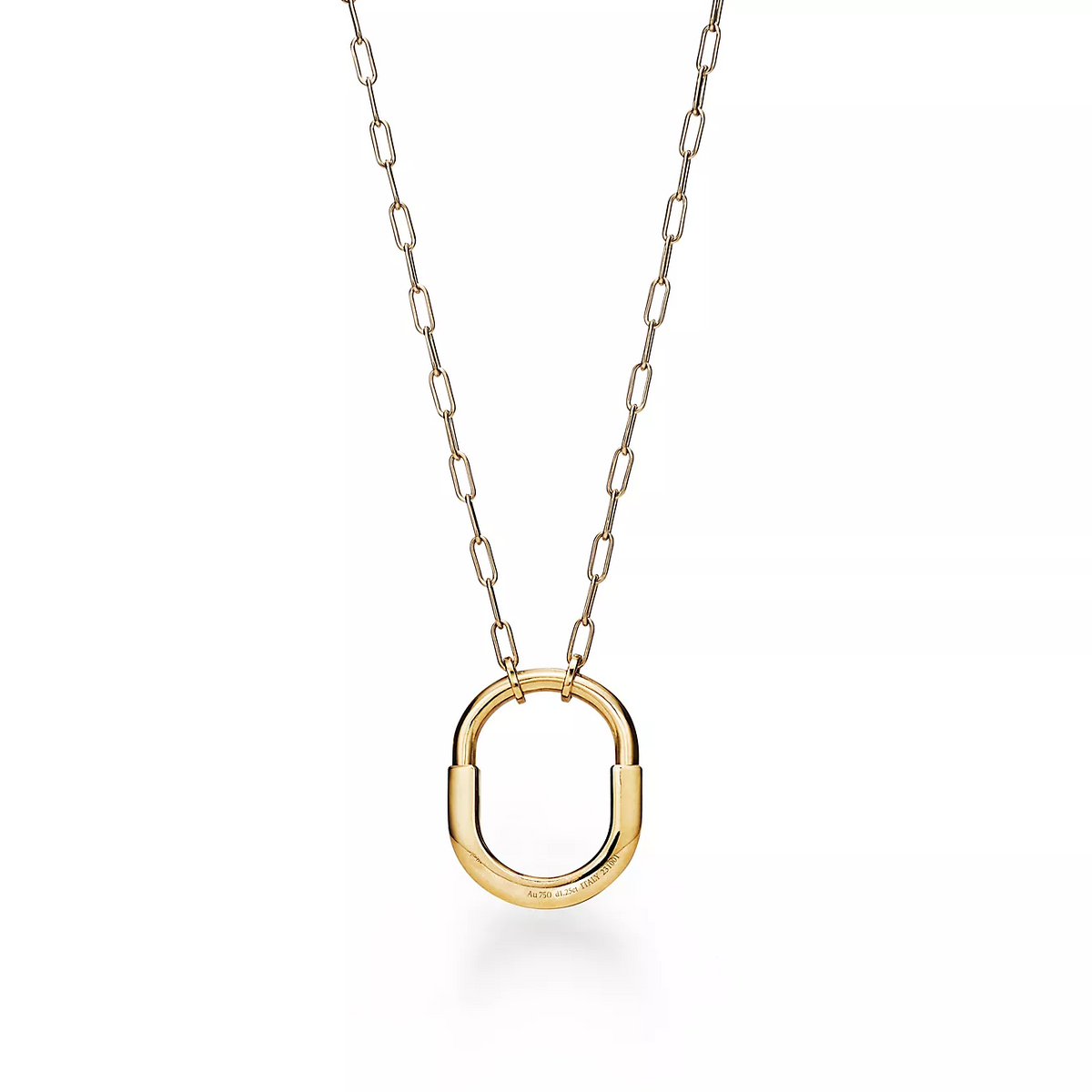 [⭐Veyra Jewels]LOCK NECKLACE MEDIUM PENDANT GOLD PAVED DIAMONDS