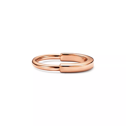 [⭐Veyra Jewels]LOCK RING PINK GOLD