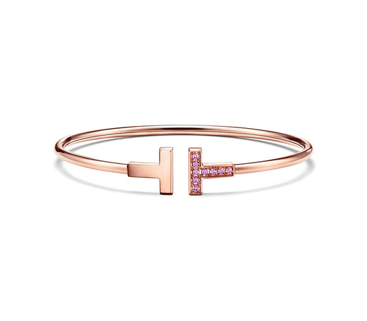 [⭐Veyra Jewels]T PINK GOLD PINK DIAMOND BRACELET