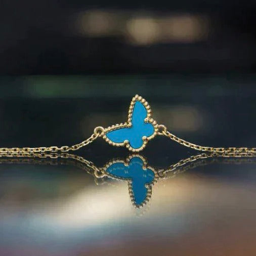 [⭐Veyra]BUTTERFLY TURQUOISE BUTTERFLY BRACELET