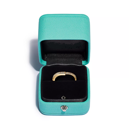 [⭐Veyra Jewels]LOCK RING GOLD DIAMOND PAVED