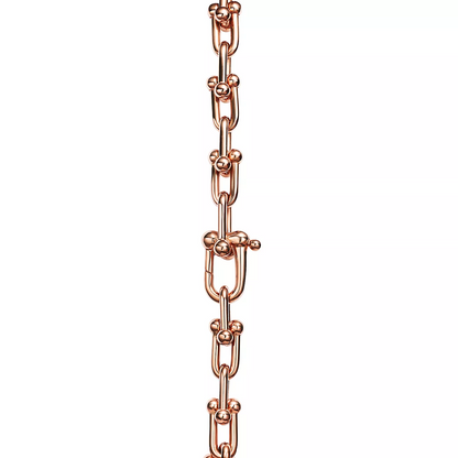 [⭐Veyra Jewels]HARDWEAR SMALL LINK 26 MOTIF PINK GOLD BRACELET