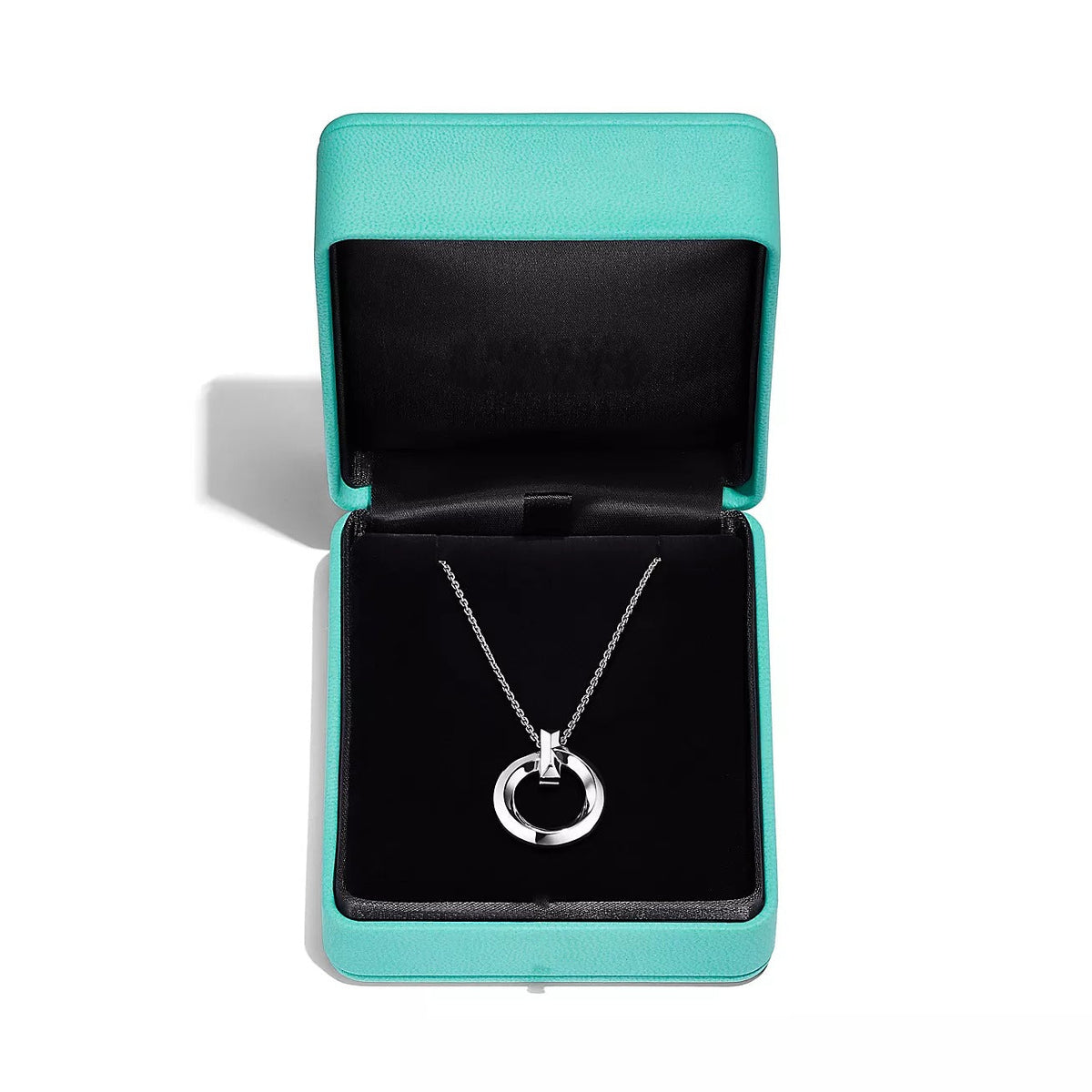 [⭐Veyra Jewels]T CIRCLE PENDENT SILVER NECKLACE