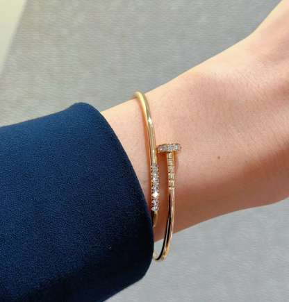 [⭐Veyra]JUSTE BRACELET 2.5MM DIAMONDS NEW