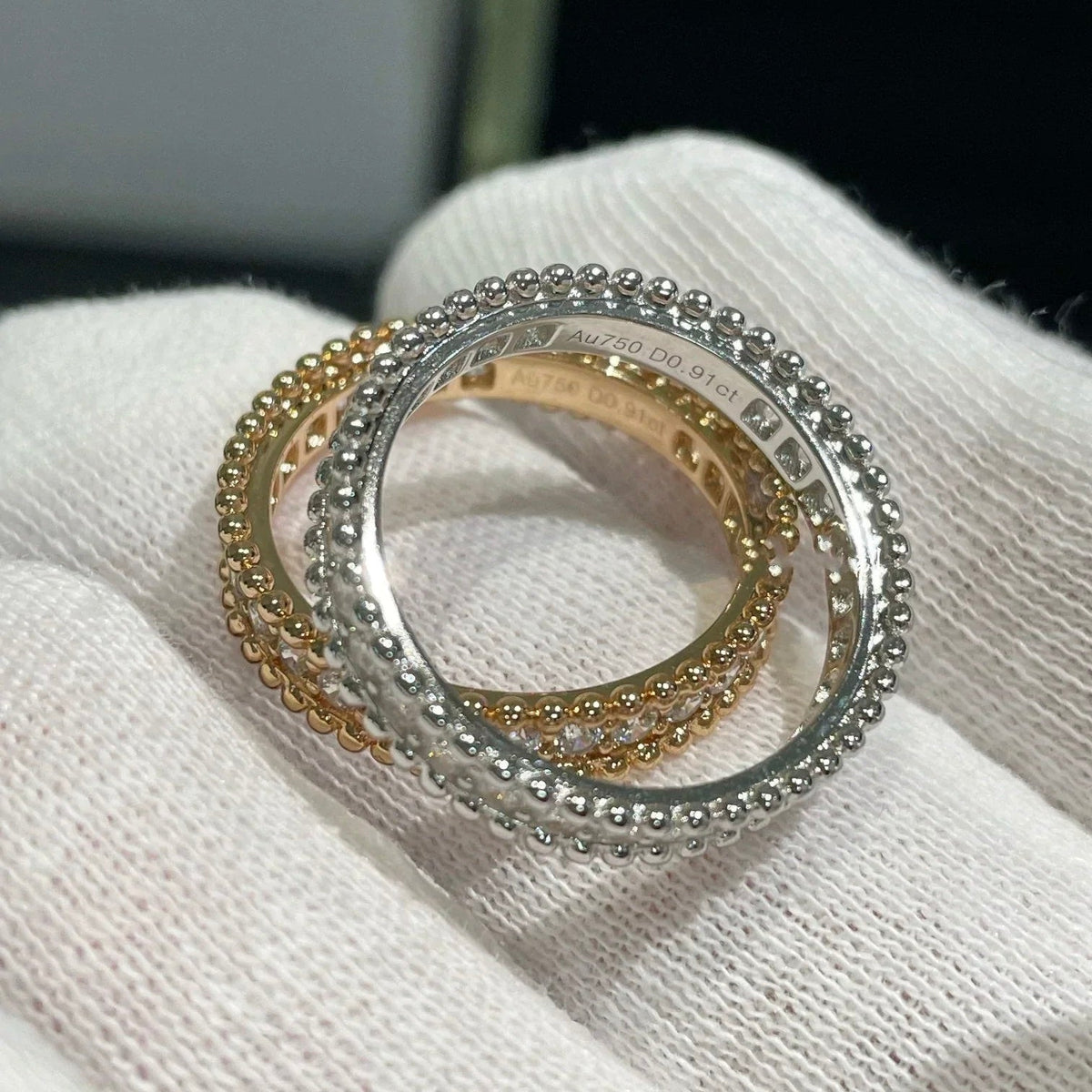 [⭐Veyra]PERLEE DIAMOND SILVER RING