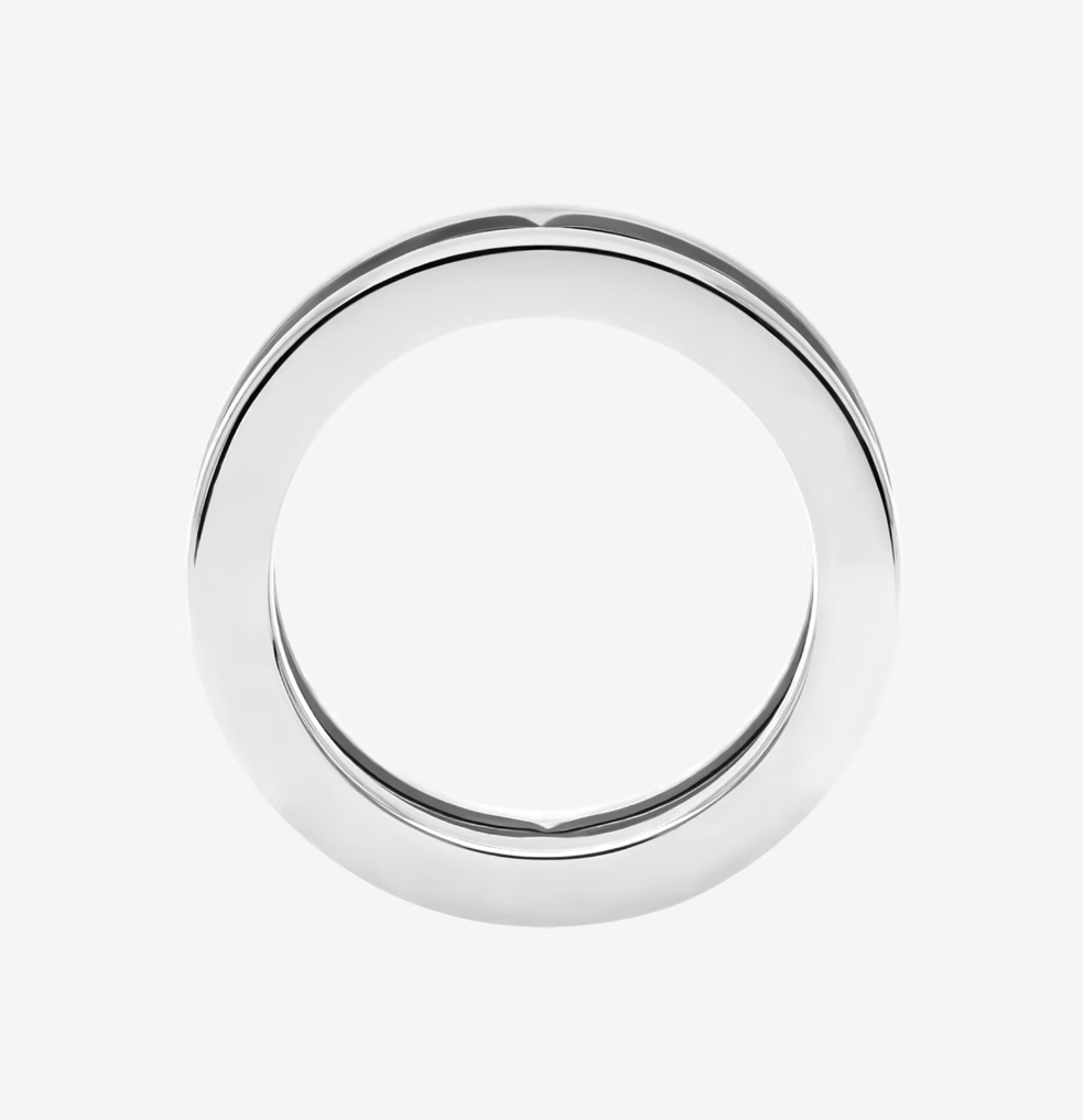[⭐Veyra]ZERO 1 ONE-BAND WITH OPENWORK LOGO SPIRAL RING
