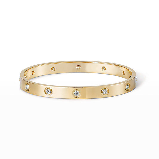 [⭐Veyra]LOVE BRACELET 6.1MM 10 DIAMONDS