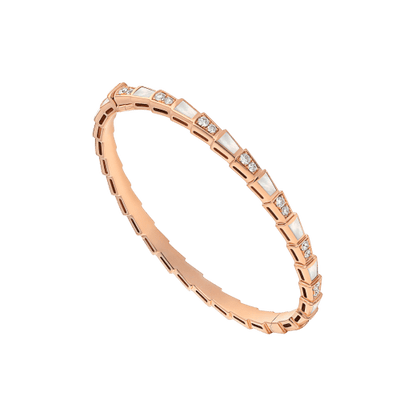 [⭐Veyra]SERPENTI BRACELET PINK GOLD MOP DIAMOND