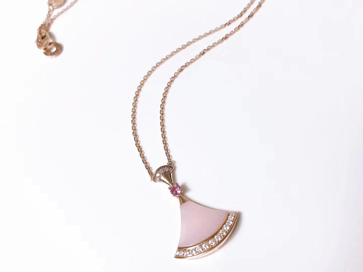 [⭐Veyra]DREAM NECKLACE PINK MOP DIAMOND