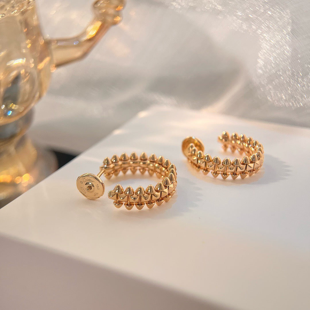 [⭐Veyra]CLASH SMALL HOOP EARRINGS