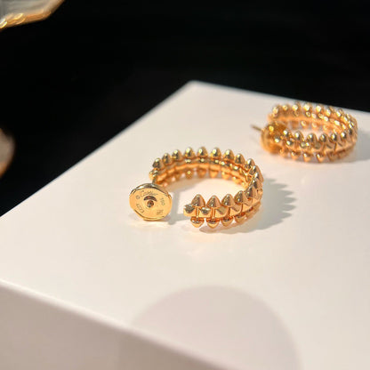 [⭐Veyra]CLASH SMALL HOOP EARRINGS