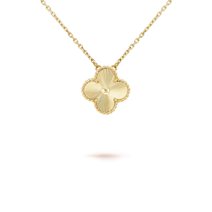 [⭐Veyra]CLOVER 15MM LASER NECKLACE