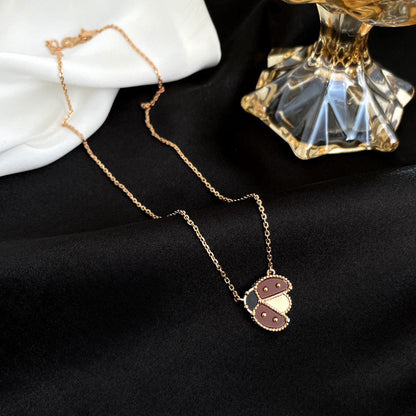 [⭐Veyra]Veyra  CARNELIANS LADYBUG NECKLACE