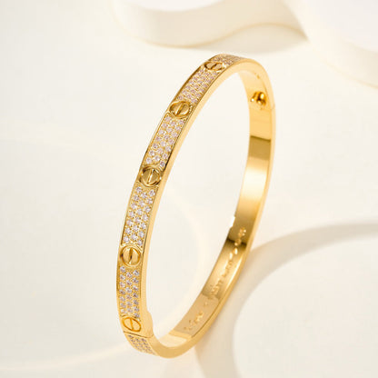 [⭐Veyra]LOVE BRACELET 4.8MM DIAMOND-PAVED
