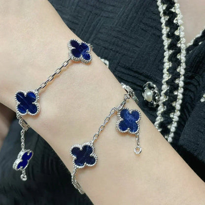 [⭐Veyra]CLOVER 5 MOTIF PIETERSITE BRACELET COLLECTION