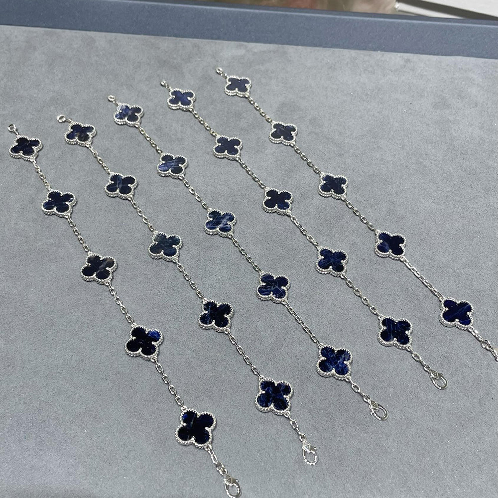 [⭐Veyra]CLOVER 5 MOTIF PIETERSITE BRACELET COLLECTION