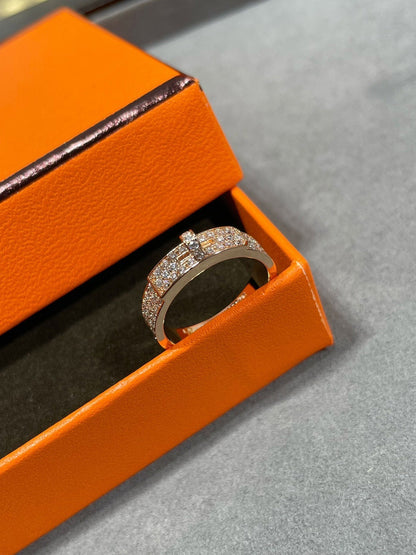[⭐Veyra]KELLY PINK GOLD DIAMOND RING