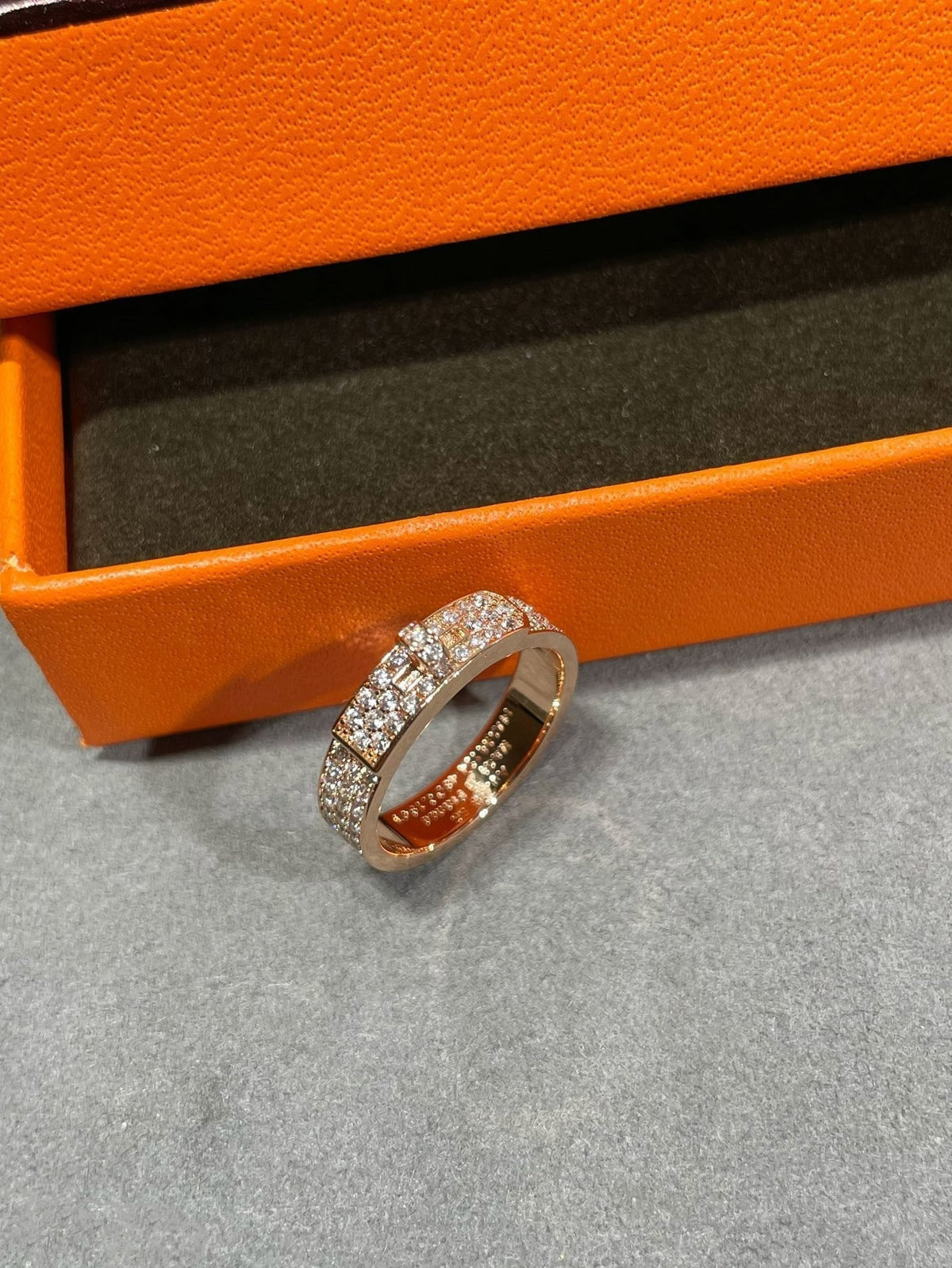 [⭐Veyra]KELLY PINK GOLD DIAMOND RING