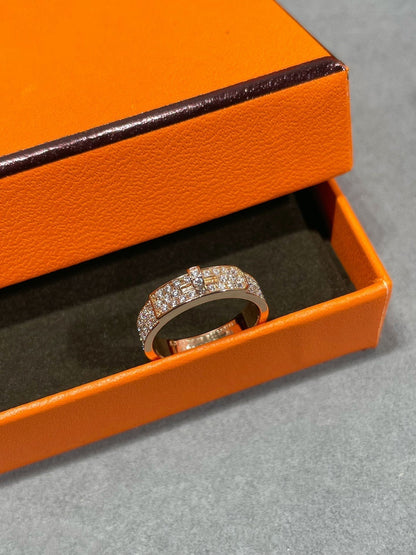 [⭐Veyra]KELLY PINK GOLD DIAMOND RING