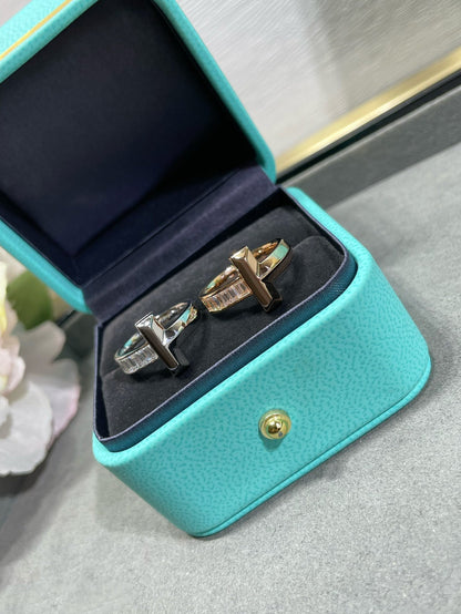 [⭐Veyra Jewels]T1 WIDE 4.5MM DIAMOND RING
