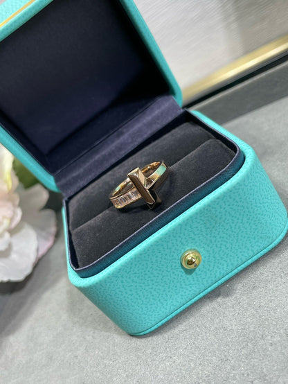 [⭐Veyra Jewels]T1 WIDE 4.5MM DIAMOND RING